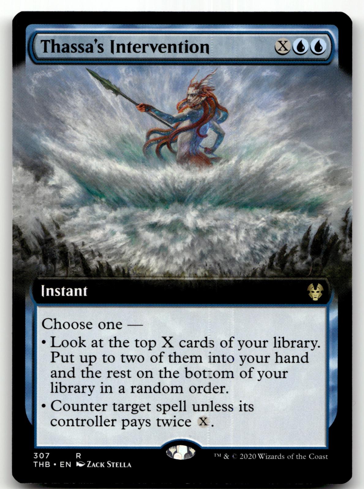 Thassa's Intervention (Extended Art) 307 Theros Beyond Death Magic: The Gathering NM