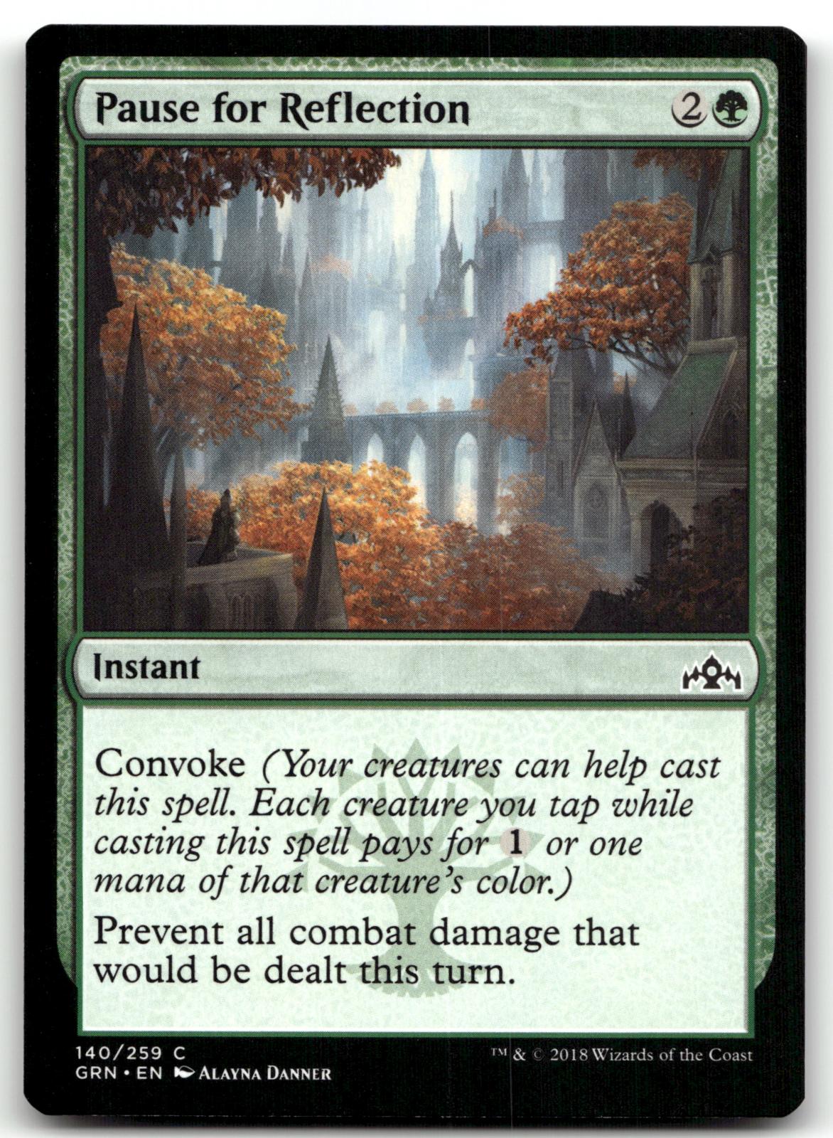 Pause for Reflection 140 Common Guilds of Ravnica Magic: The Gathering Near Mint