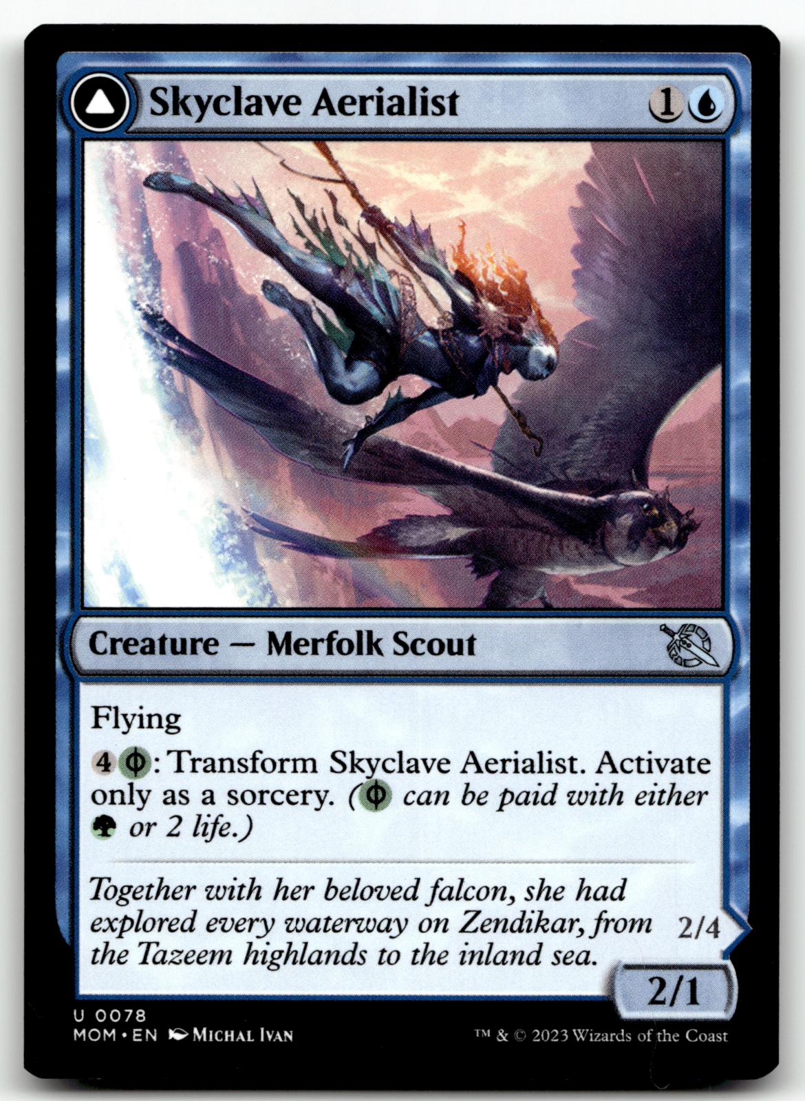 Skyclave Aerialist 78 Uncommon March of the Machine Magic: The Gathering NM