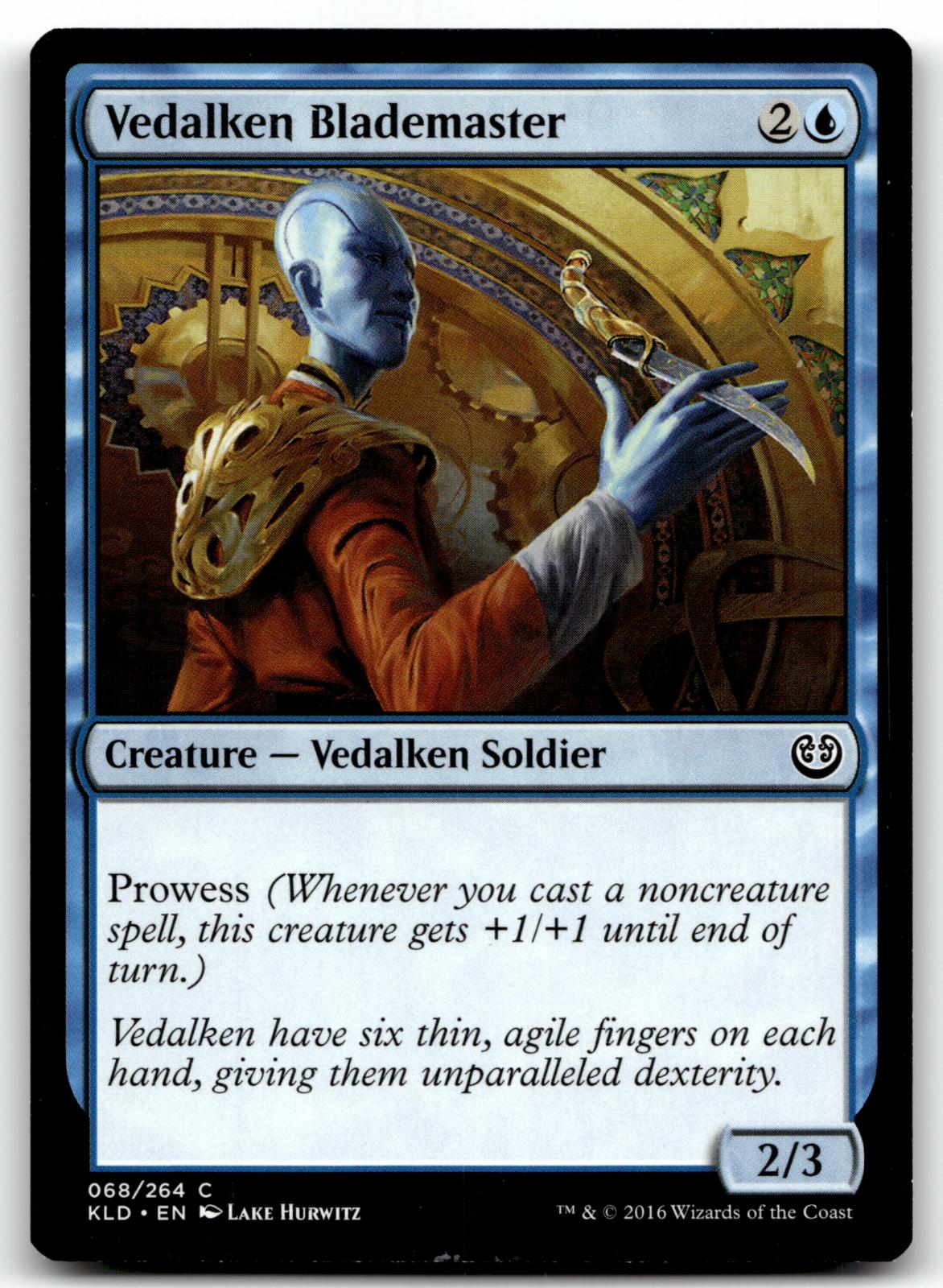 Vedalken Blademaster 68 Common Kaladesh Magic: The Gathering Near Mint