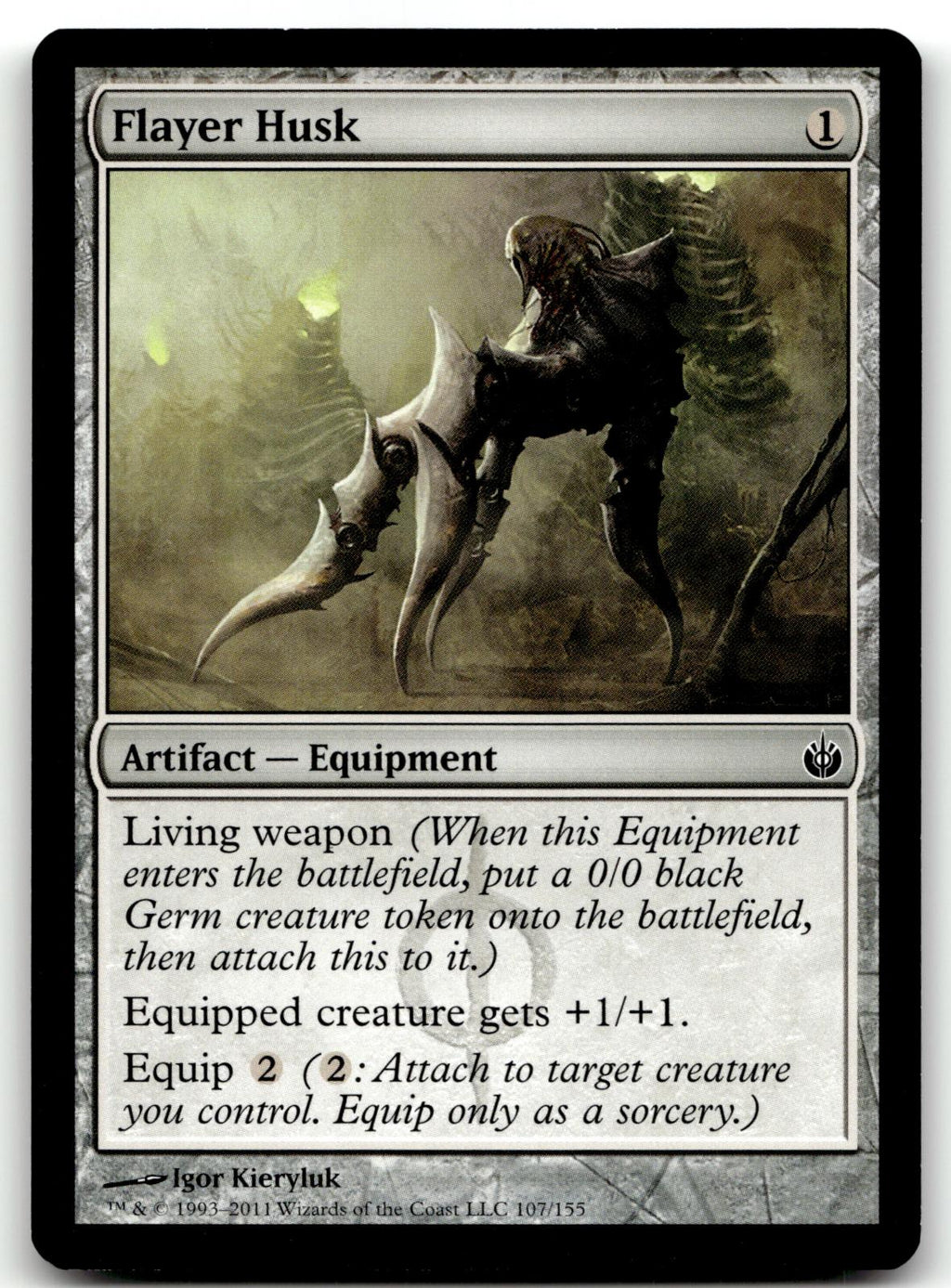 Flayer Husk 107 Common Mirrodin Besieged Magic: The Gathering Near Mint