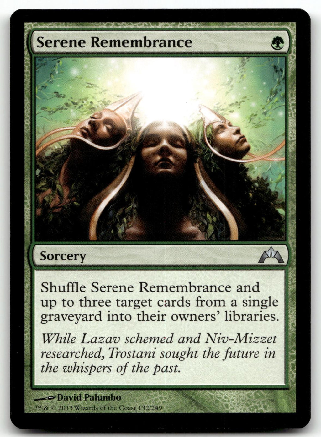 Serene Remembrance 132 Uncommon Gatecrash Magic: The Gathering Near Mint