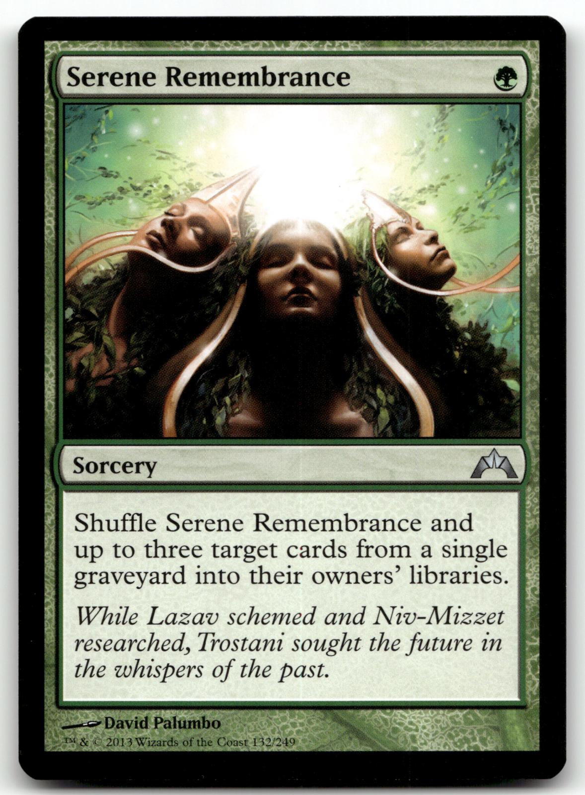 Serene Remembrance 132 Uncommon Gatecrash Magic: The Gathering Near Mint