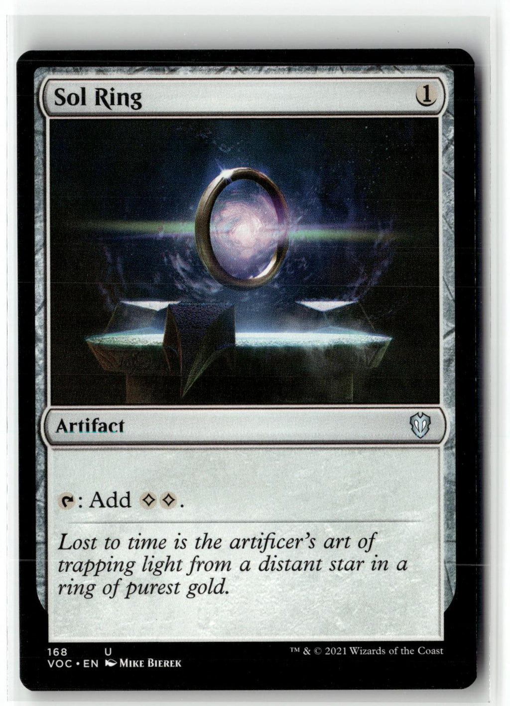 Sol Ring 168 Uncommon Commander: Innistrad: Crimson Vow Magic: The Gathering NM