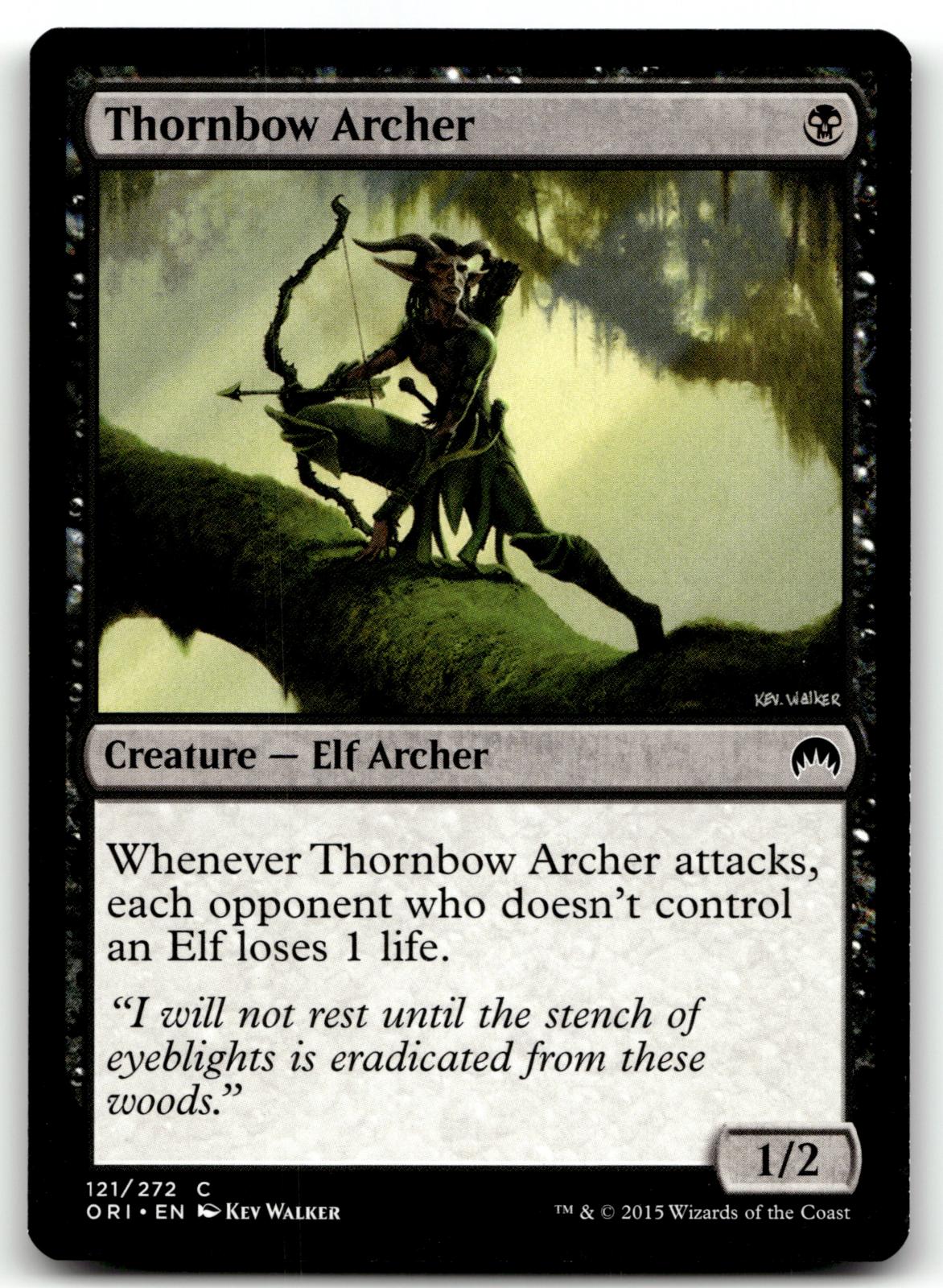Thornbow Archer 121 Common Magic Origins Magic: The Gathering Near Mint