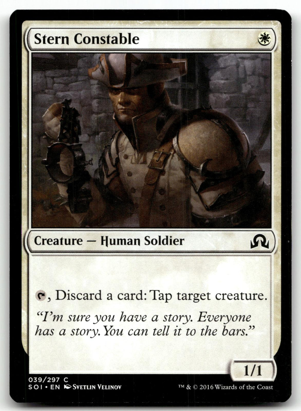 Stern Constable 39 Common Shadows over Innistrad Magic: The Gathering Near Mint