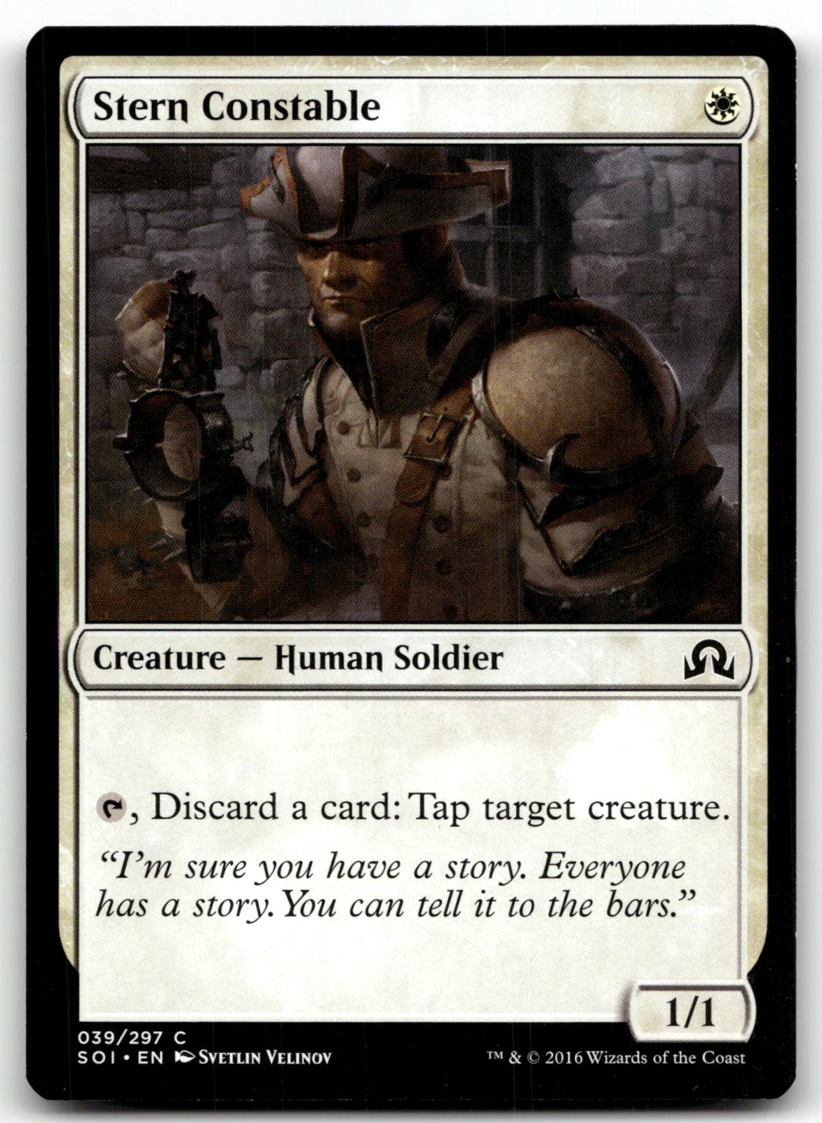 Stern Constable 39 Common Shadows over Innistrad Magic: The Gathering Near Mint