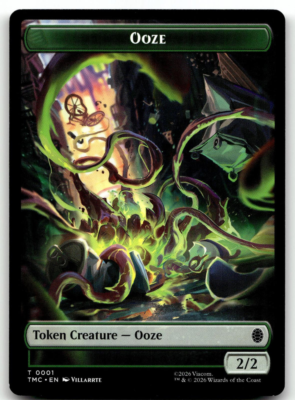 Ooze // Clue Double-Sided Token 1 // 2 Commander: Teenage Mutant Ninja Turtles 