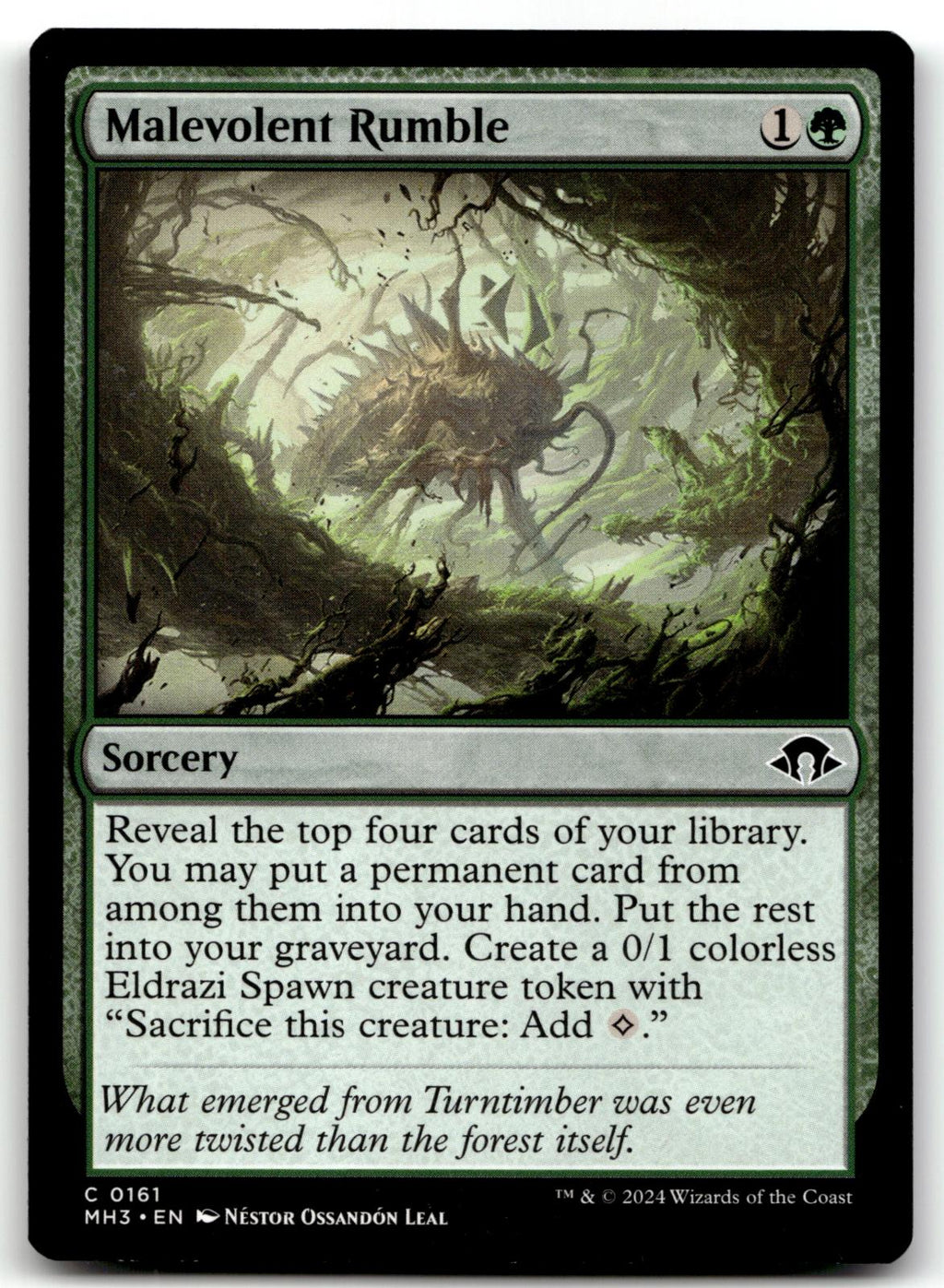 Malevolent Rumble 161 Common Modern Horizons 3 Magic: The Gathering Near Mint