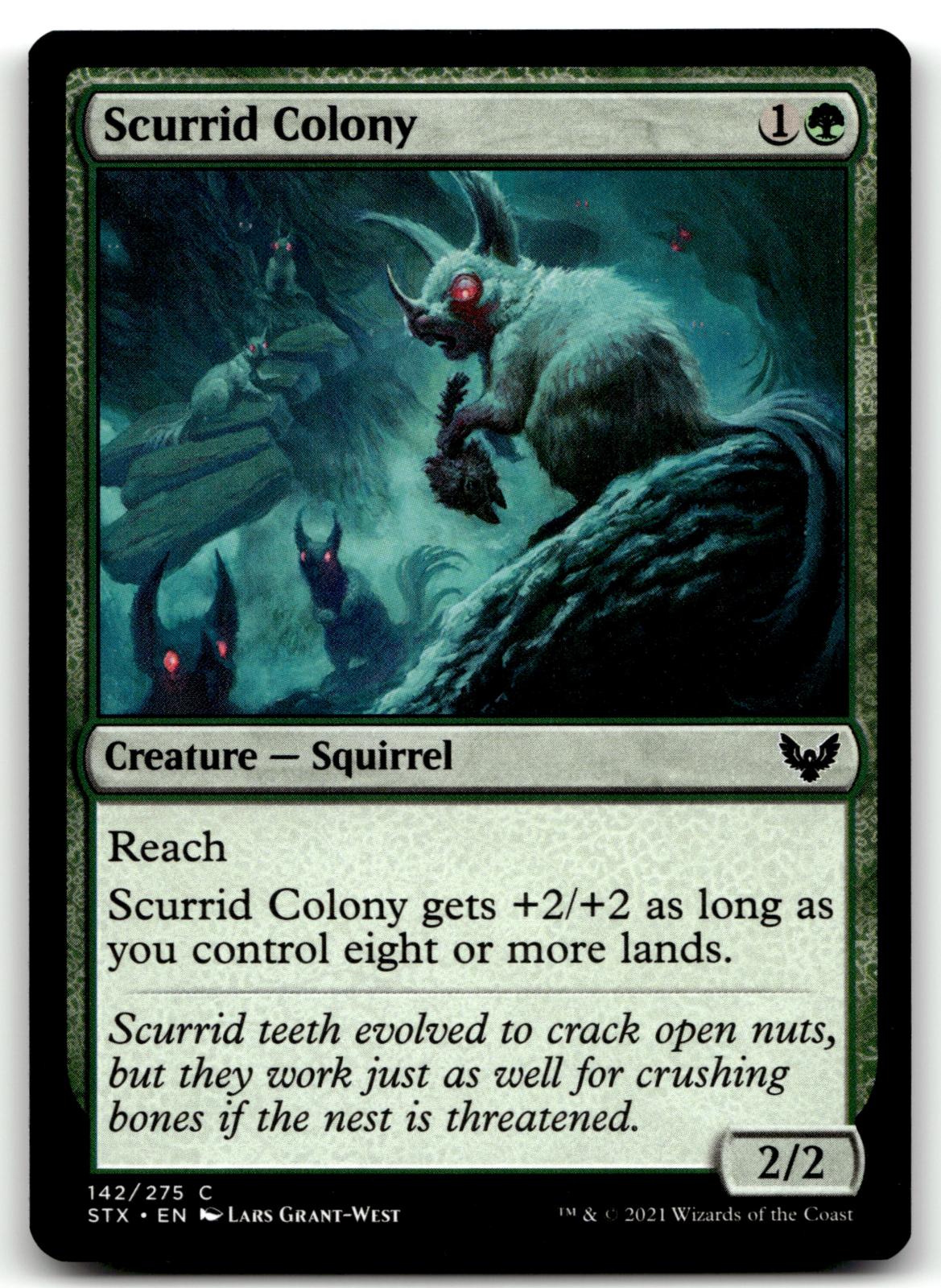 Scurrid Colony 142 Common Strixhaven: School of Mages Magic: The Gathering NM