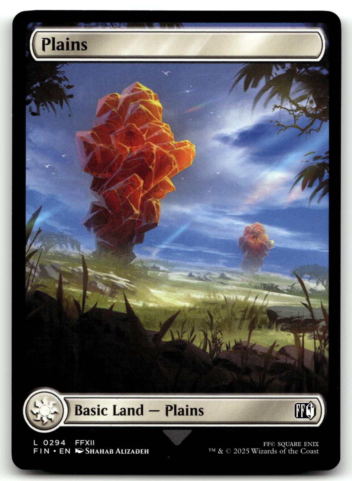 Plains (0294) 294 Land FINAL FANTASY Magic: The Gathering Near Mint