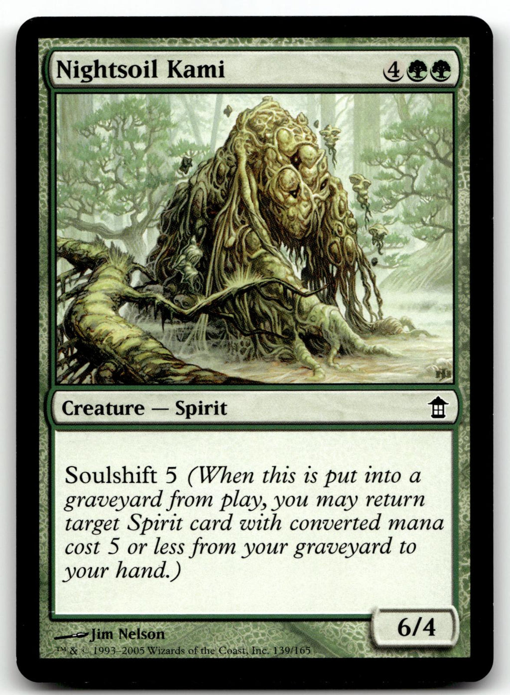 Nightsoil Kami 139 Common Saviors of Kamigawa Magic: The Gathering Near Mint