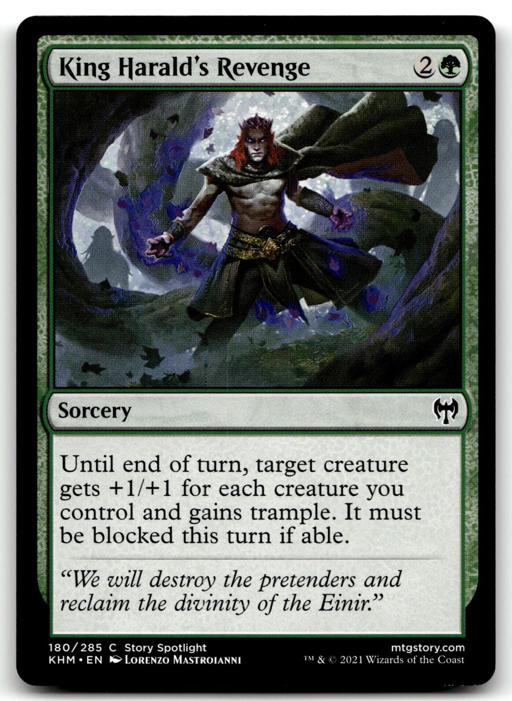 King Harald's Revenge 180 Common Kaldheim Magic: The Gathering Near Mint