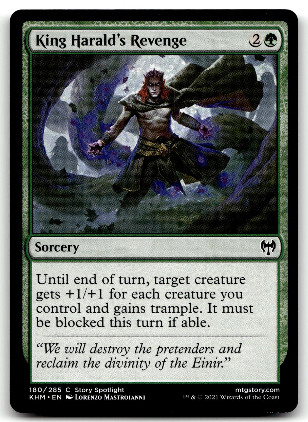 King Harald's Revenge 180 Common Kaldheim Magic: The Gathering Near Mint