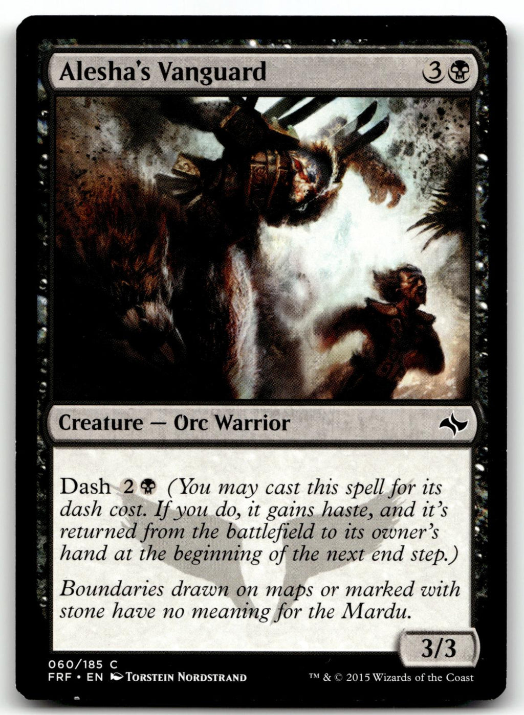 Alesha's Vanguard 60 Common Fate Reforged Magic: The Gathering Near Mint