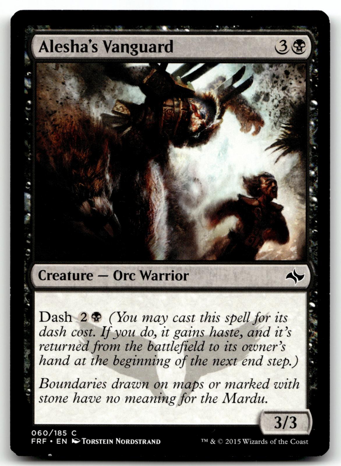 Alesha's Vanguard 60 Common Fate Reforged Magic: The Gathering Near Mint