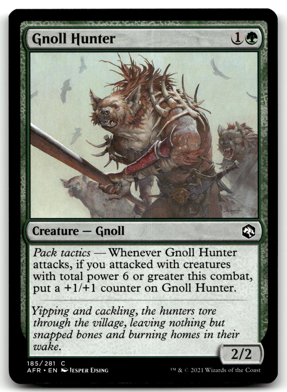 Gnoll Hunter 185 Adventures in the Forgotten Realms Magic: The Gathering NM