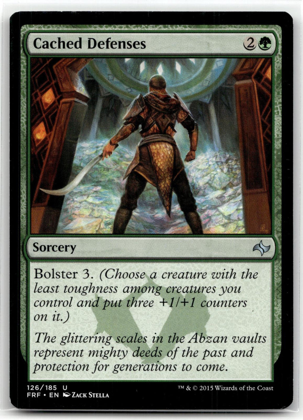 Cached Defenses 126 Uncommon Fate Reforged Magic: The Gathering Near Mint