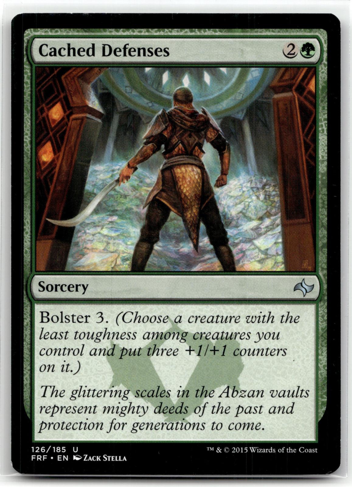Cached Defenses 126 Uncommon Fate Reforged Magic: The Gathering Near Mint