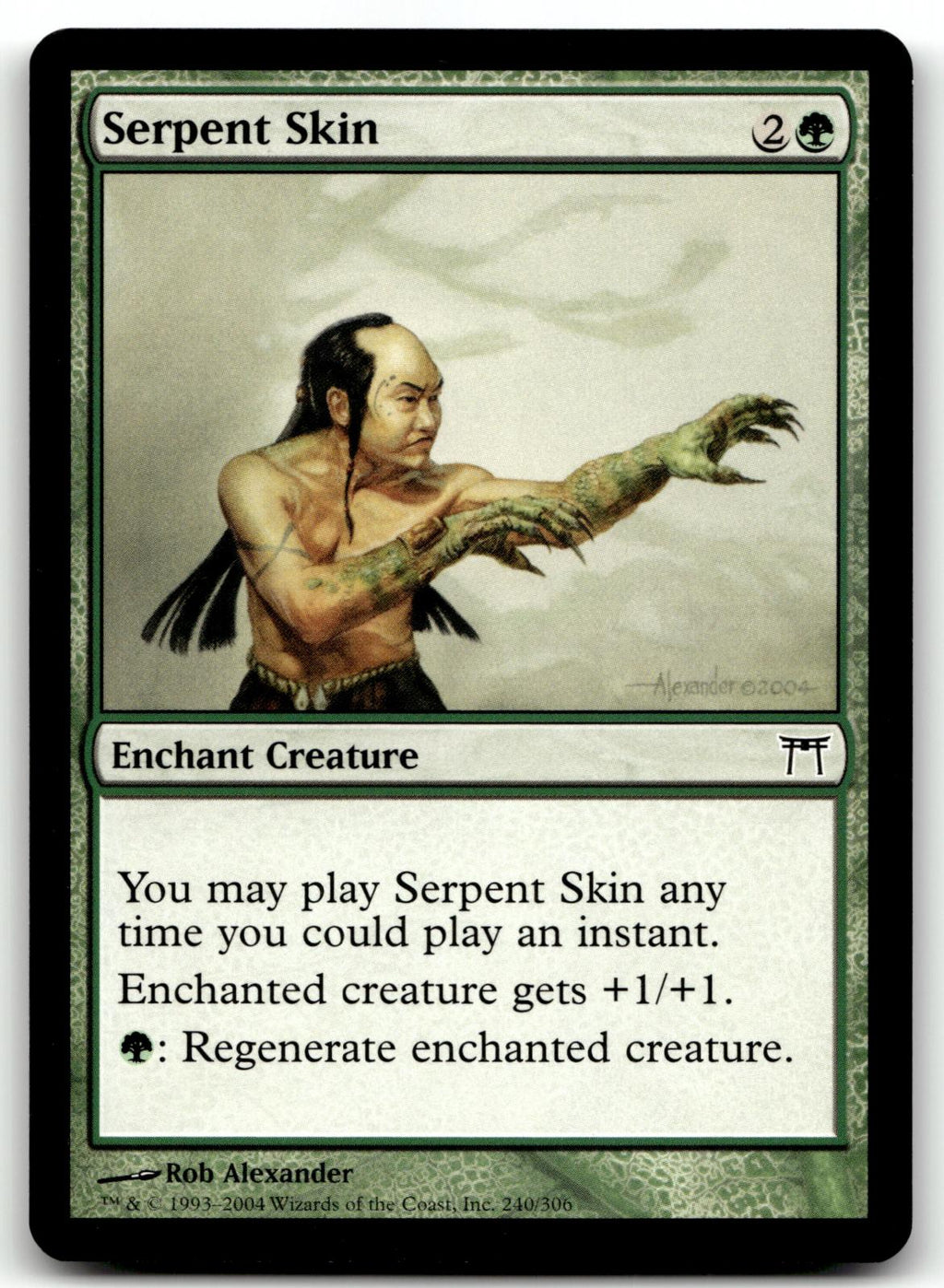 Serpent Skin 240 Common Champions of Kamigawa Magic: The Gathering Near Mint