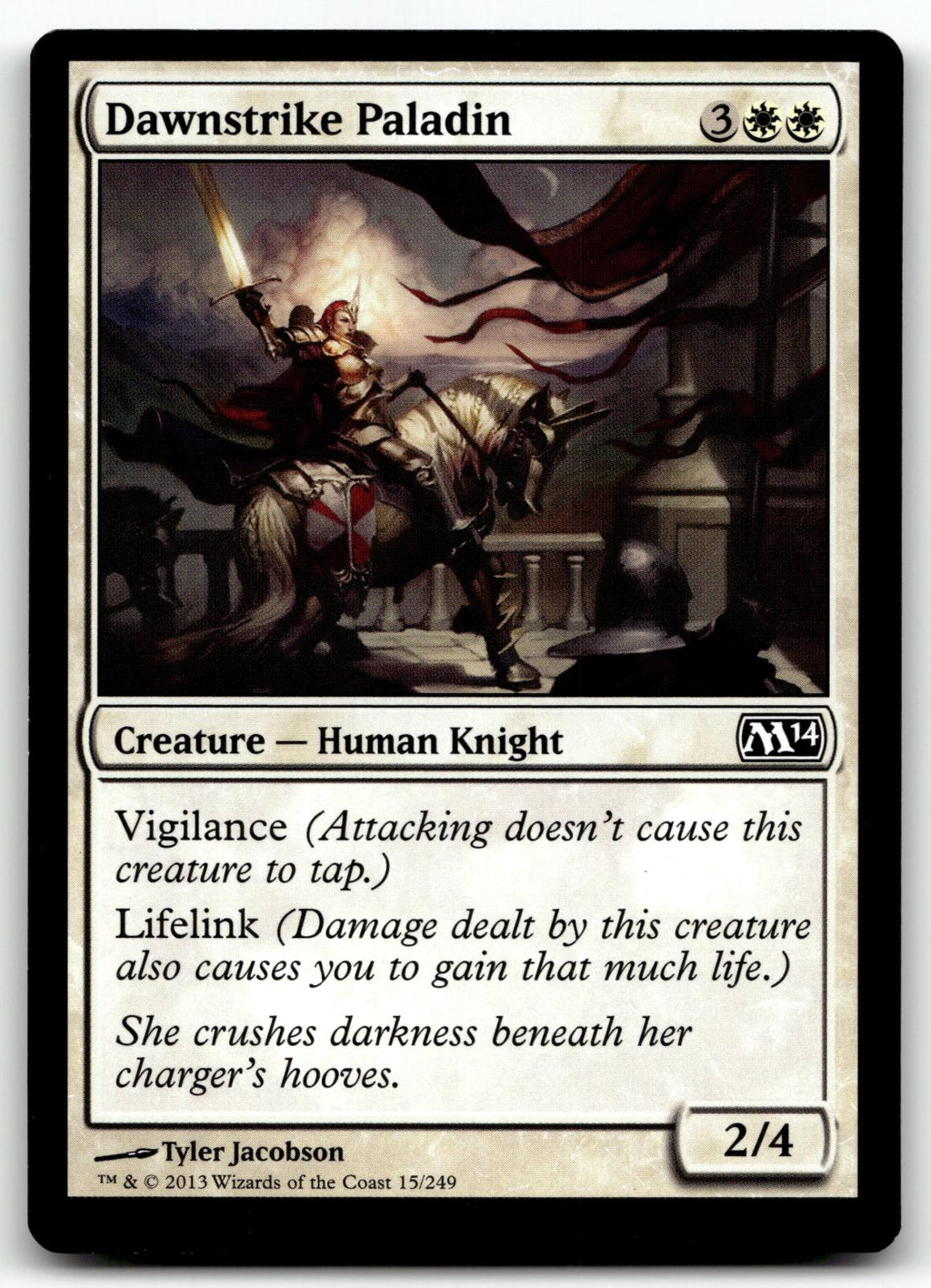 Dawnstrike Paladin 15 Common Magic 2014 (M14) Magic: The Gathering Near Mint