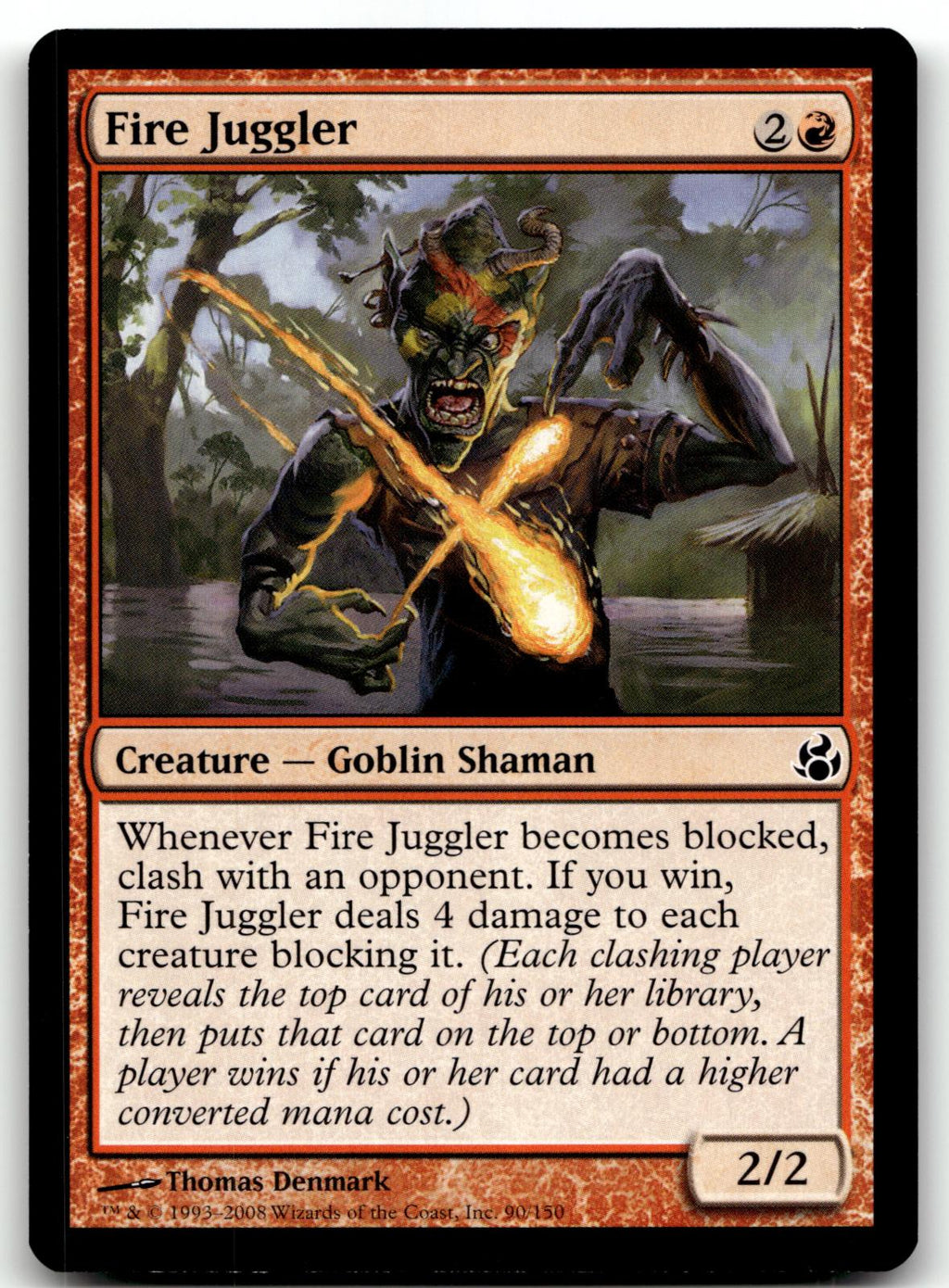 Fire Juggler 90 Common Morningtide Magic: The Gathering Near Mint