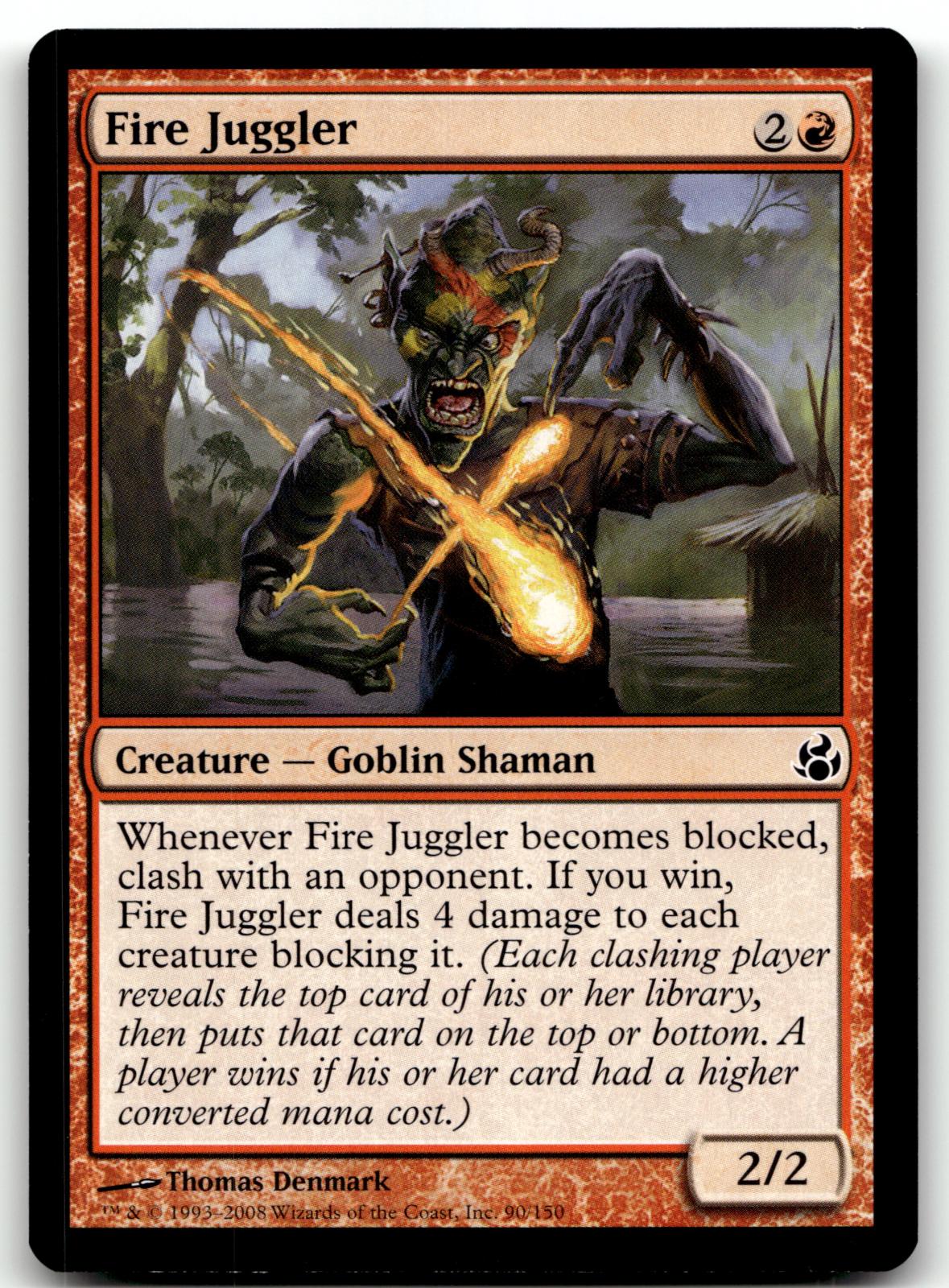Fire Juggler 90 Common Morningtide Magic: The Gathering Near Mint