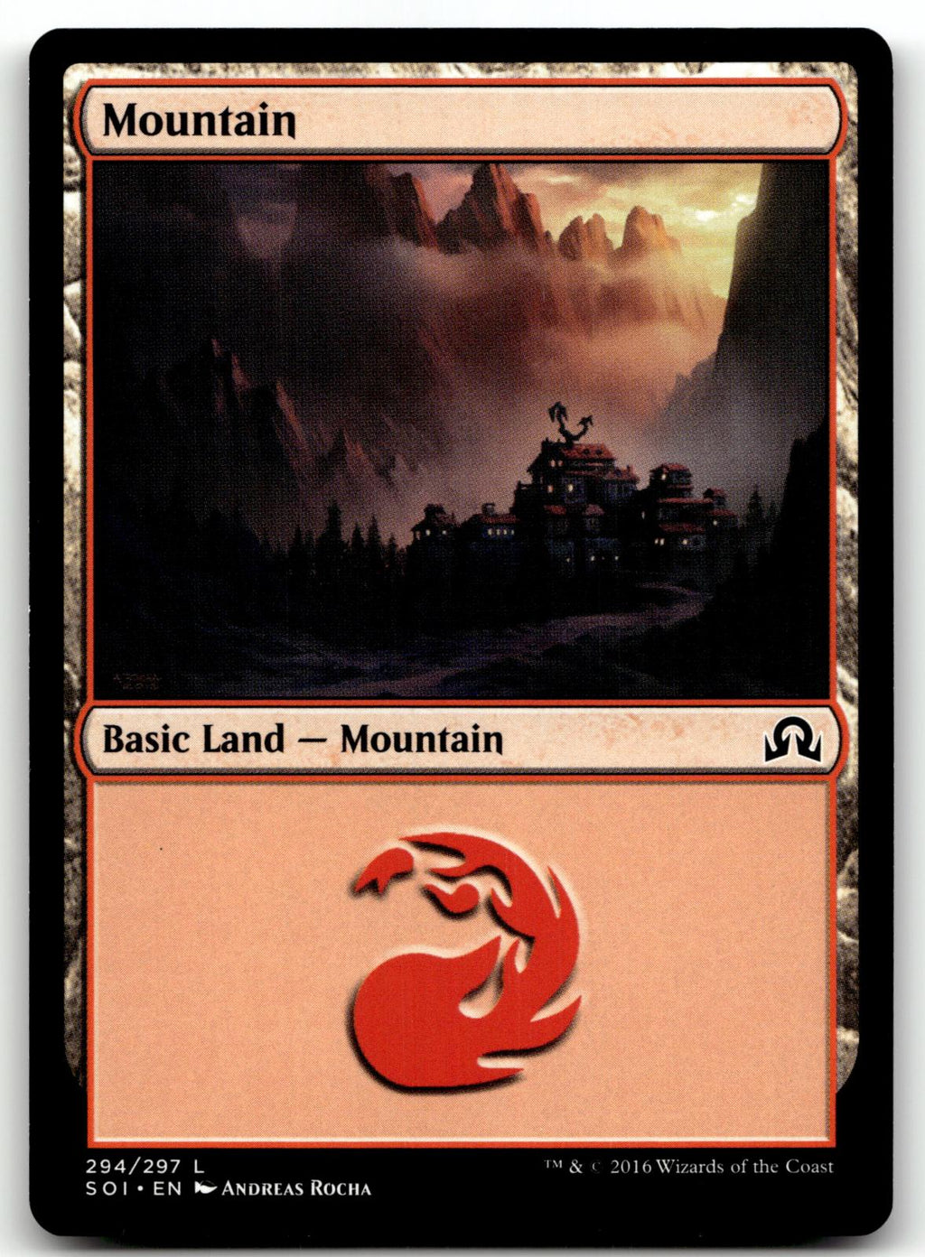 Mountain (294) 294 Land Shadows over Innistrad Magic: The Gathering Near Mint