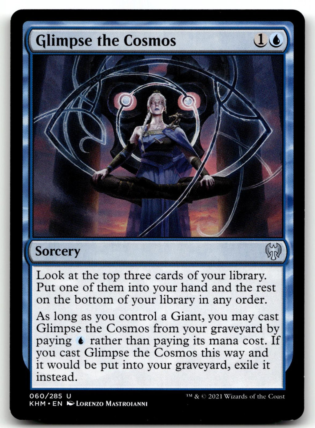 Glimpse the Cosmos 60 Uncommon Kaldheim Magic: The Gathering Near Mint