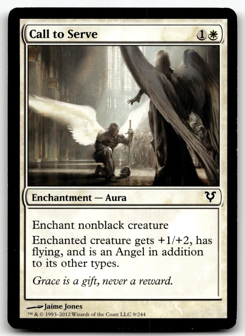 Call to Serve 9 Common Avacyn Restored Magic: The Gathering Near Mint