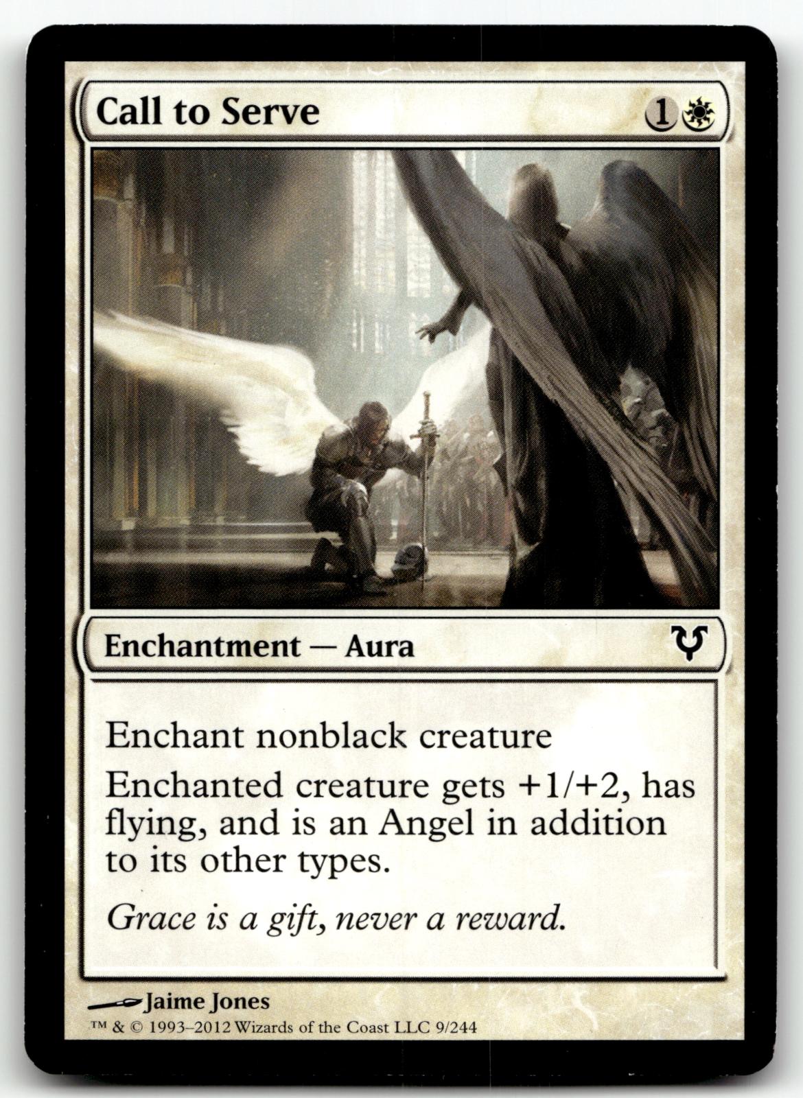 Call to Serve 9 Common Avacyn Restored Magic: The Gathering Near Mint