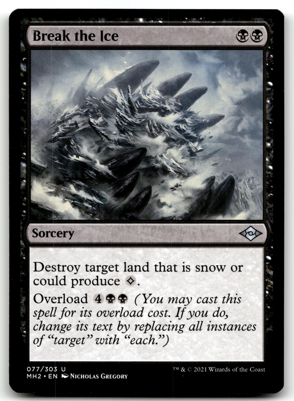 Break the Ice 77 Uncommon Modern Horizons 2 Magic: The Gathering Near Mint