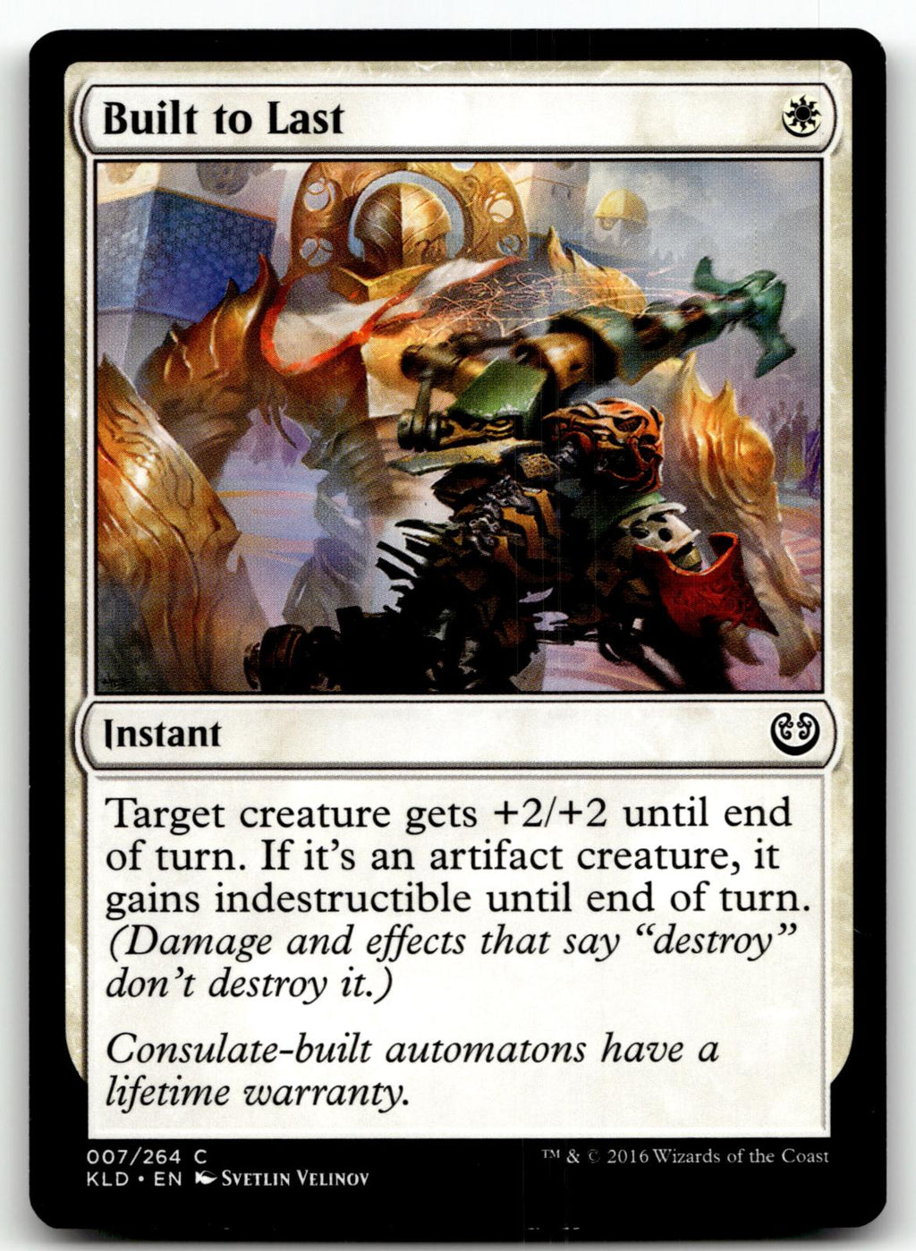 Built to Last 7 Common Kaladesh Magic: The Gathering Near Mint