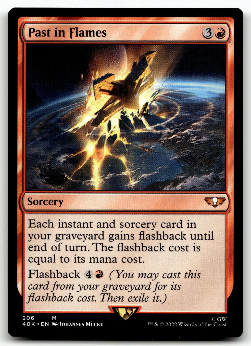 Past in Flames 206 Universes Beyond: Warhammer 40,000 Magic: The Gathering NM