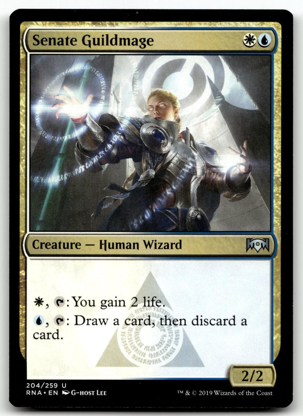 Senate Guildmage 204 Uncommon Ravnica Allegiance Magic: The Gathering Near Mint