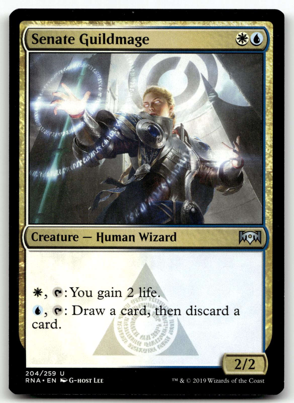 Senate Guildmage 204 Uncommon Ravnica Allegiance Magic: The Gathering Near Mint