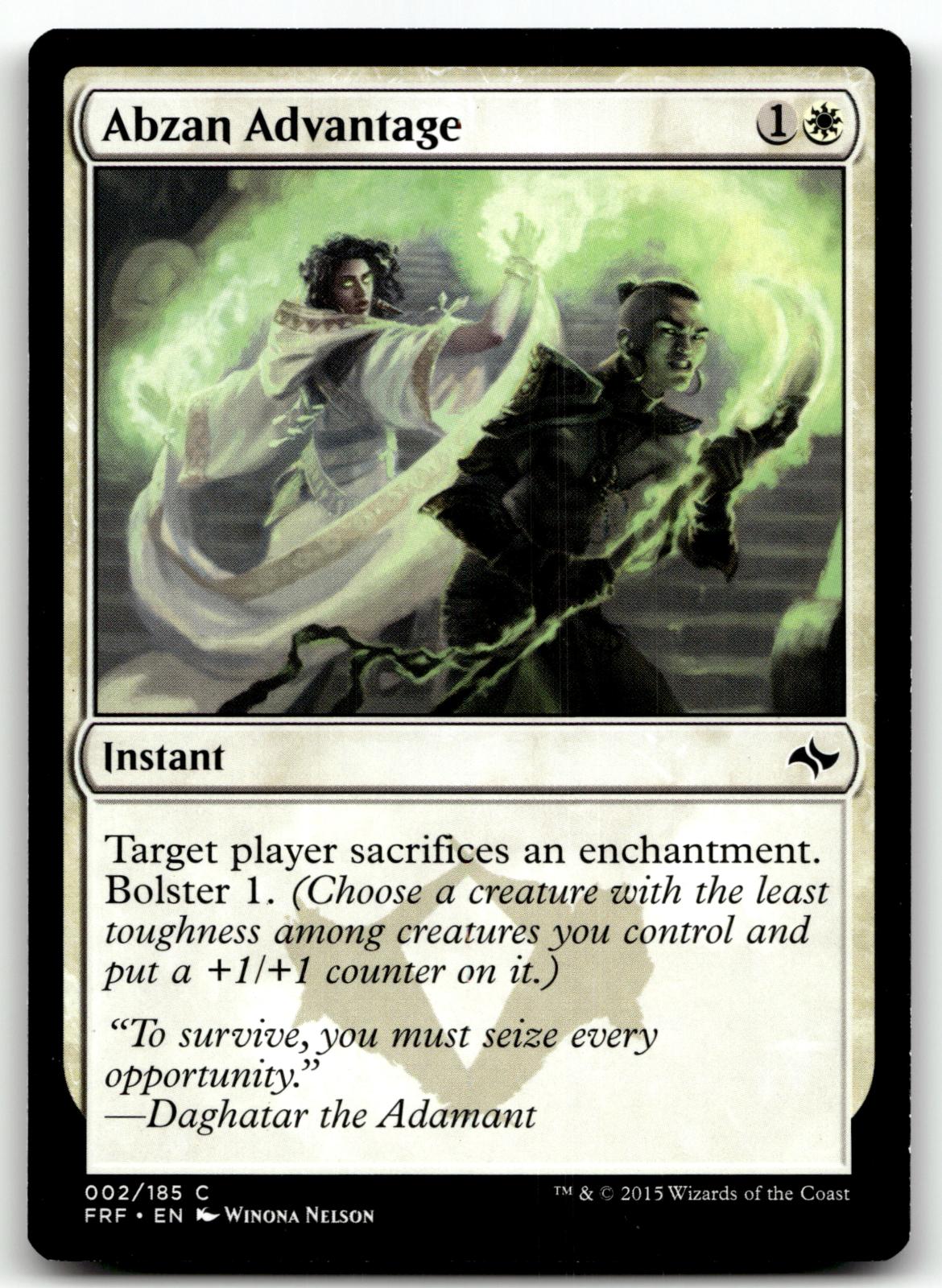 Abzan Advantage 2 Common Fate Reforged Magic: The Gathering Near Mint
