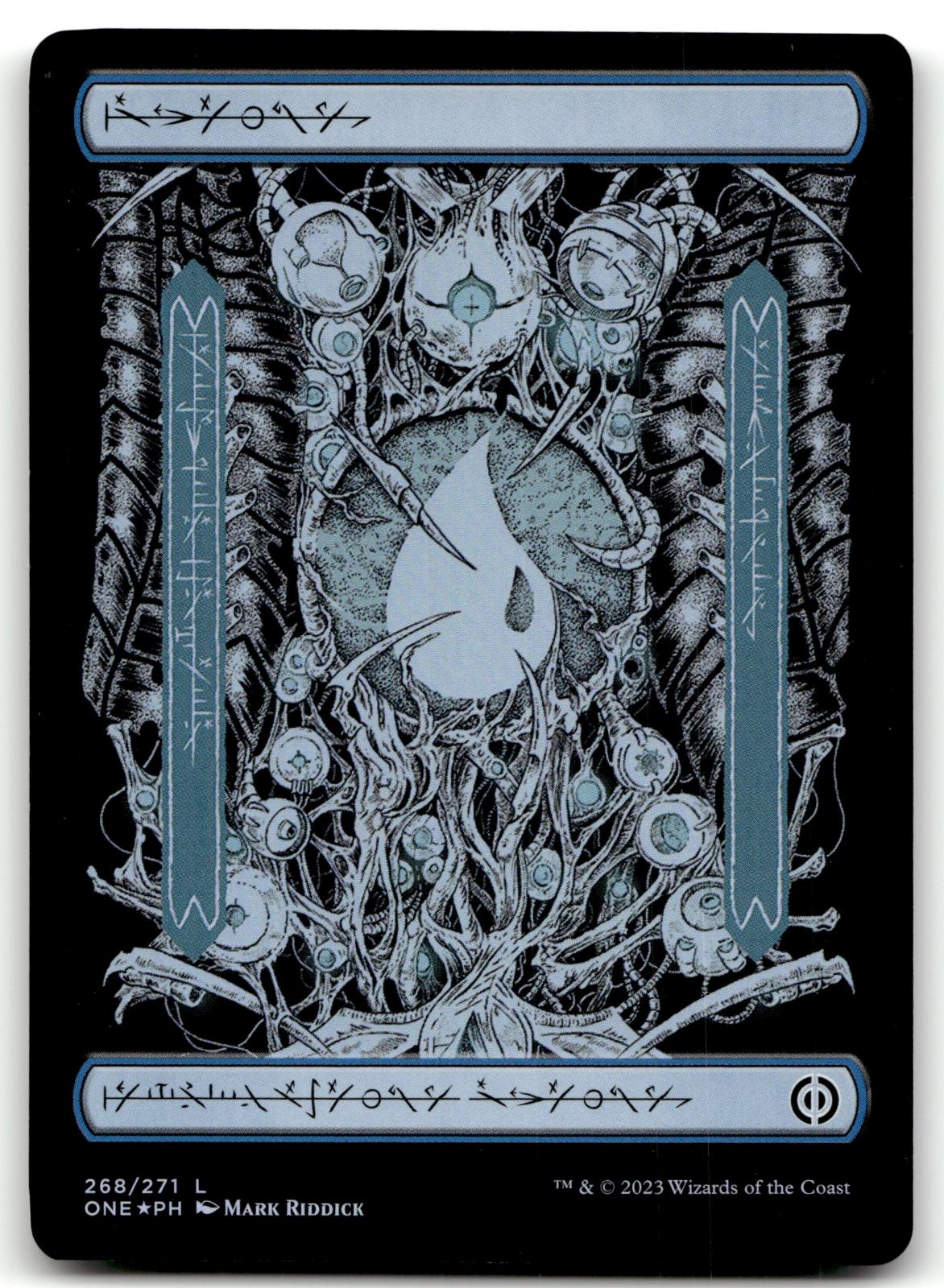 Island (268) - Full Art 268 Phyrexia: All Will Be One Magic: The Gathering Foil NM