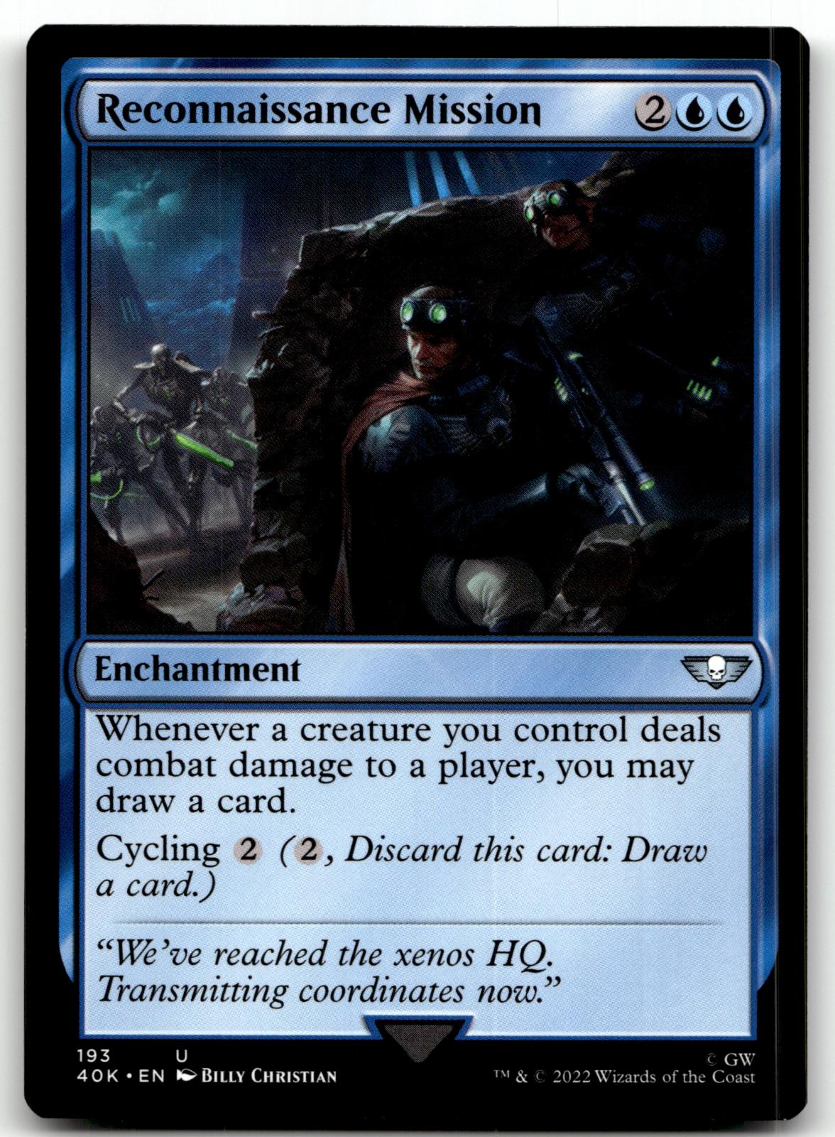 Reconnaissance Mission 193 Universes Beyond: Warhammer 40,000 Magic: The Gathering NM