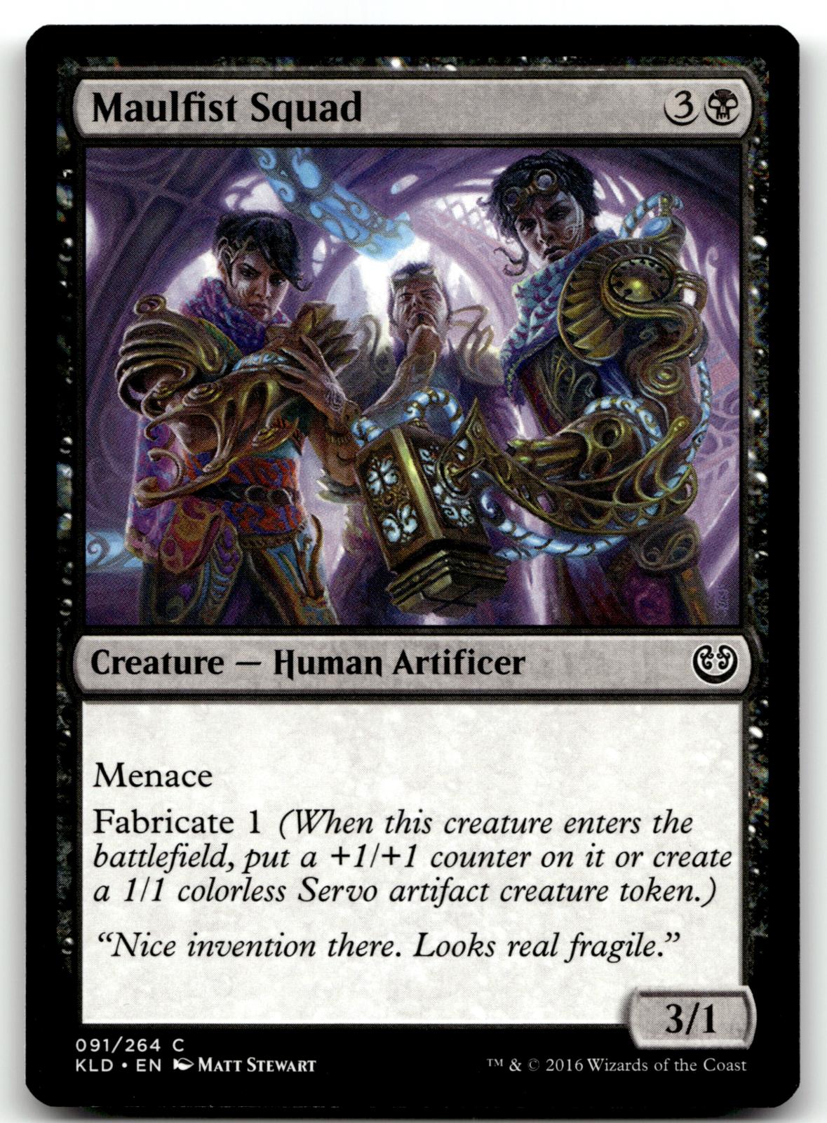 Maulfist Squad 91 Common Kaladesh Magic: The Gathering Near Mint