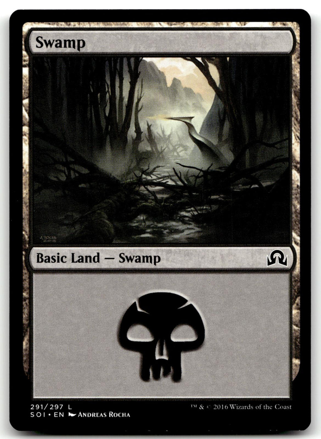 Swamp (291) 291 Land Shadows over Innistrad Magic: The Gathering Near Mint