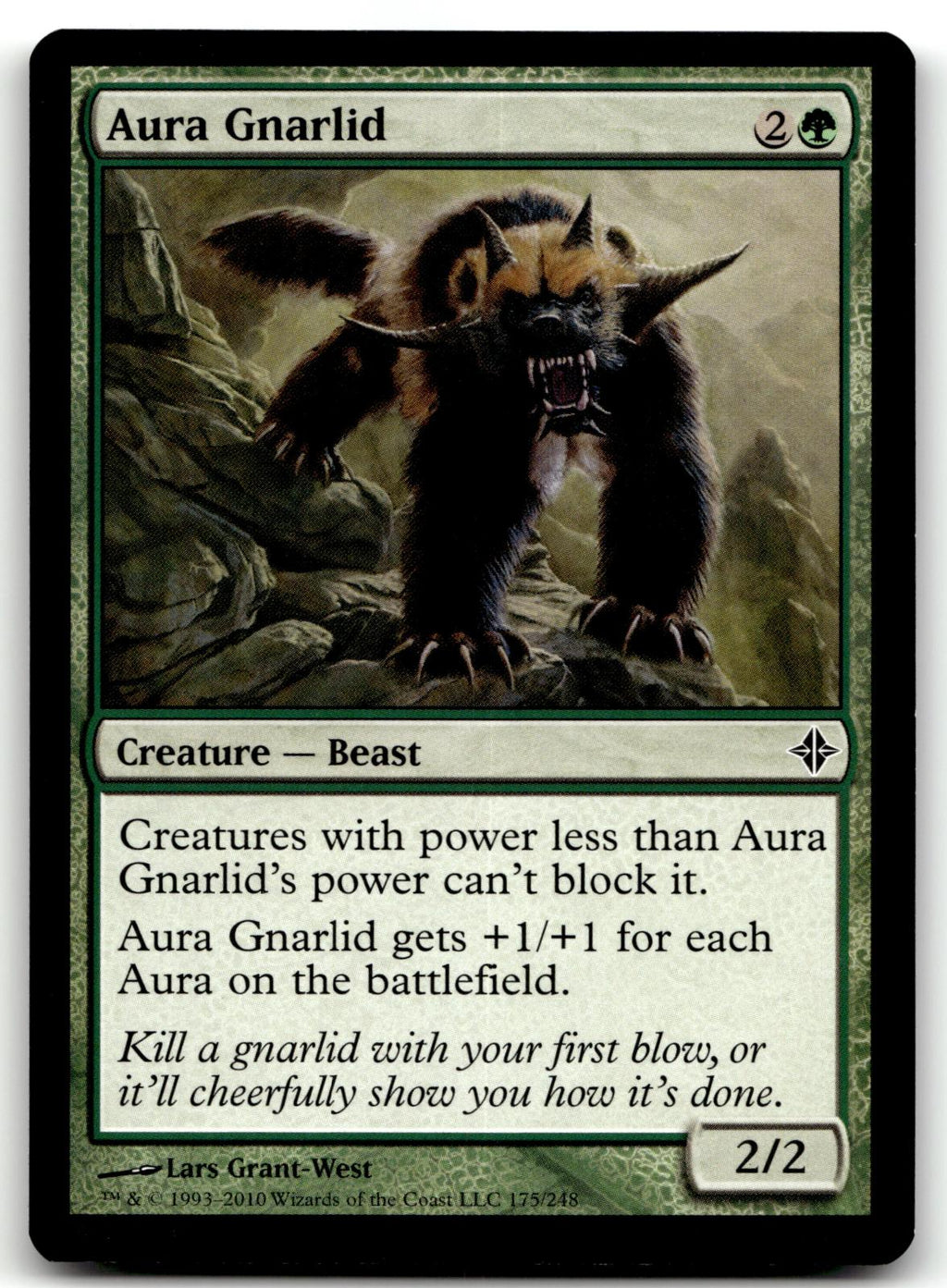 Aura Gnarlid 175 Common Rise of the Eldrazi Magic: The Gathering Near Mint