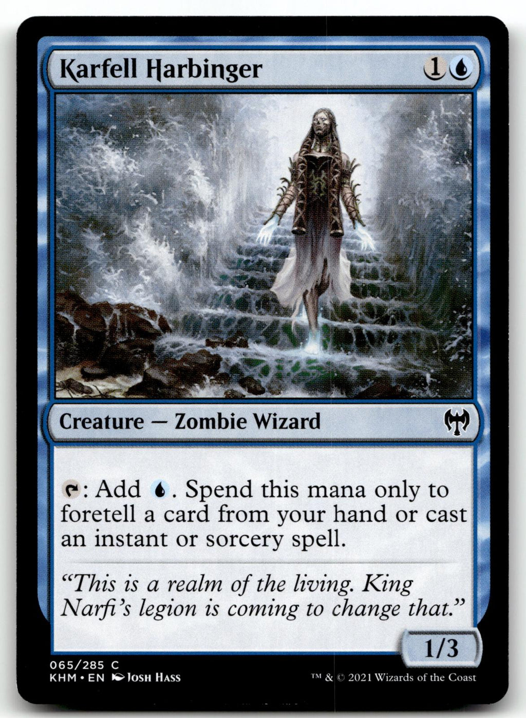 Karfell Harbinger 65 Common Kaldheim Magic: The Gathering Near Mint