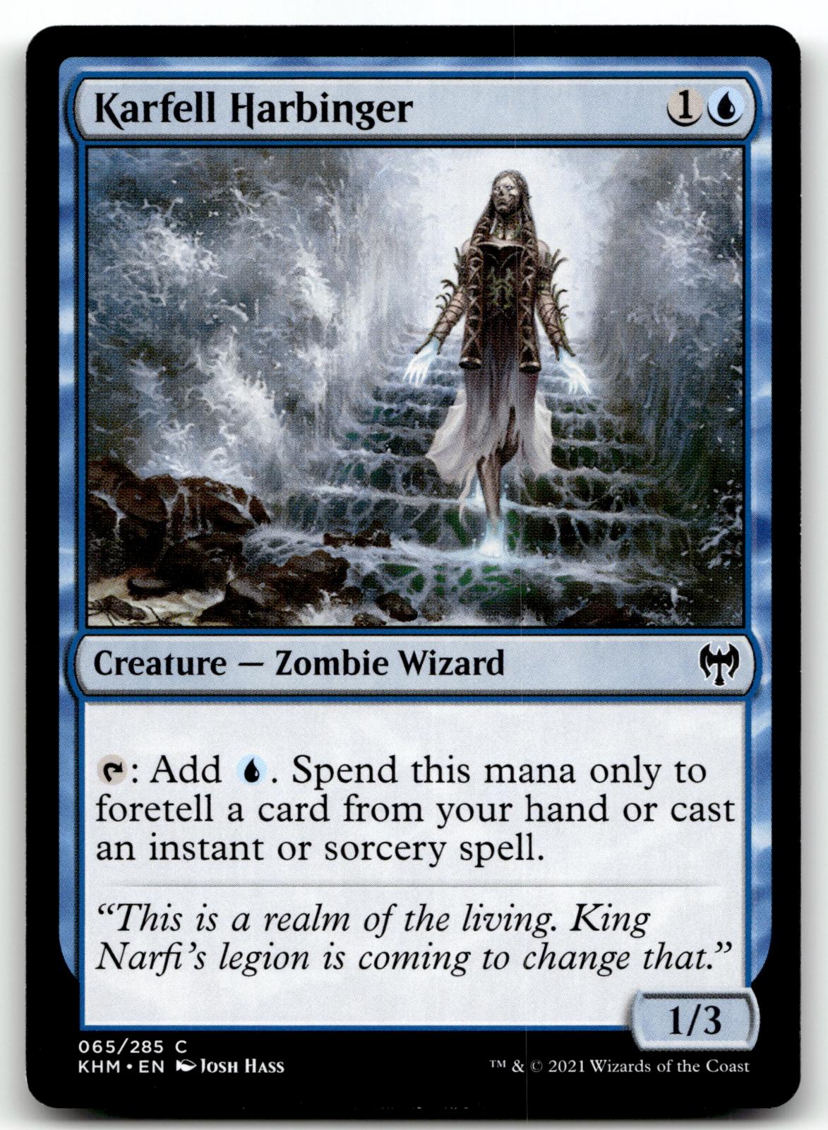 Karfell Harbinger 65 Common Kaldheim Magic: The Gathering Near Mint
