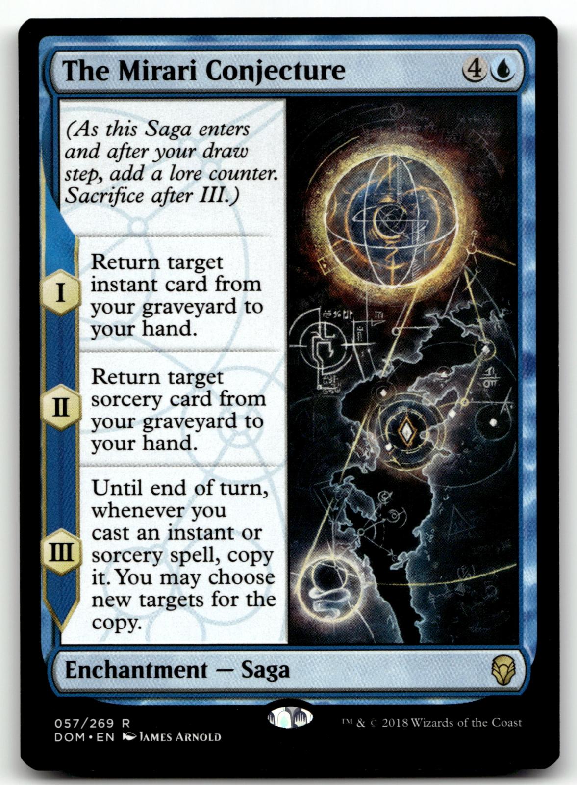 The Mirari Conjecture 57 Rare Dominaria Magic: The Gathering Near Mint