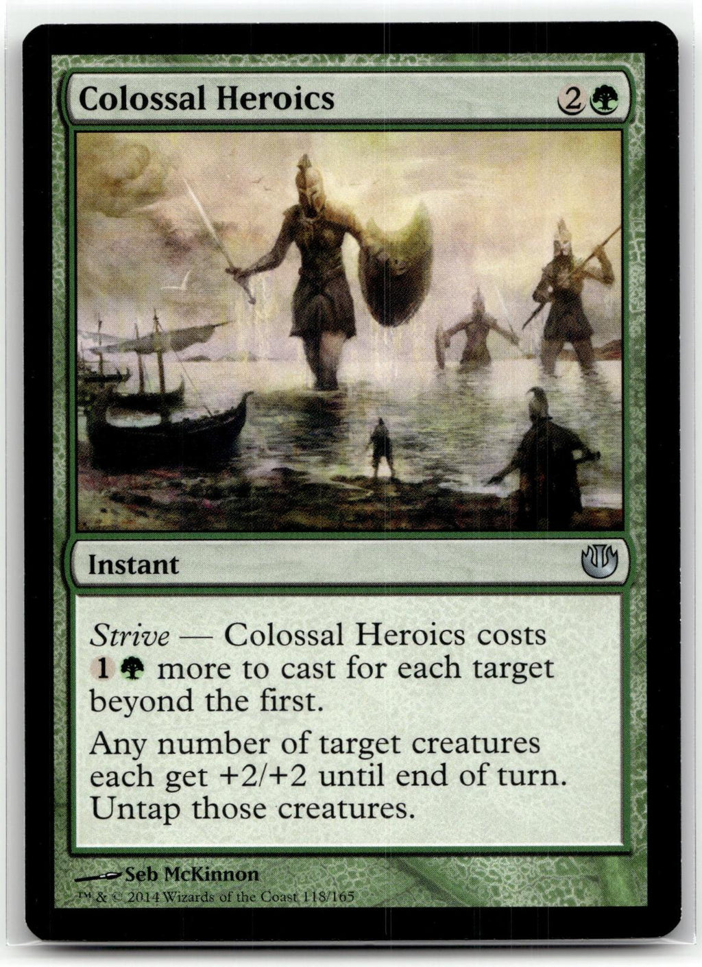 Colossal Heroics 118 Uncommon Journey Into Nyx Magic: The Gathering Near Mint