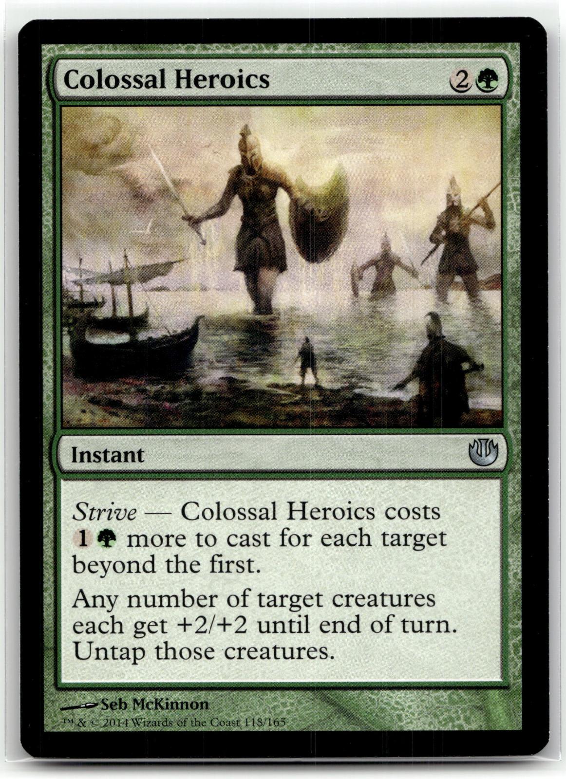 Colossal Heroics 118 Uncommon Journey Into Nyx Magic: The Gathering Near Mint