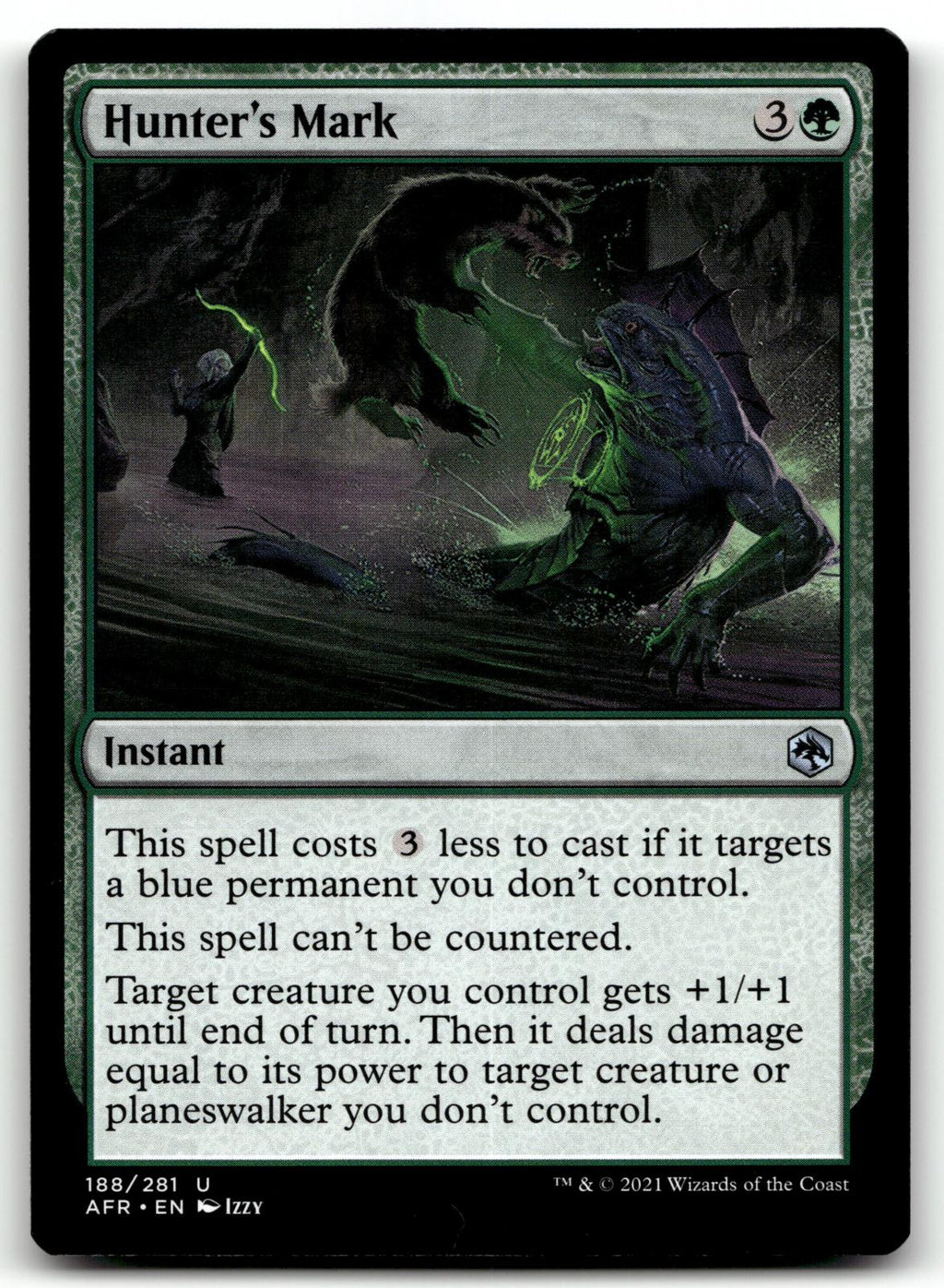Hunter's Mark 188 Adventures in the Forgotten Realms Magic: The Gathering NM