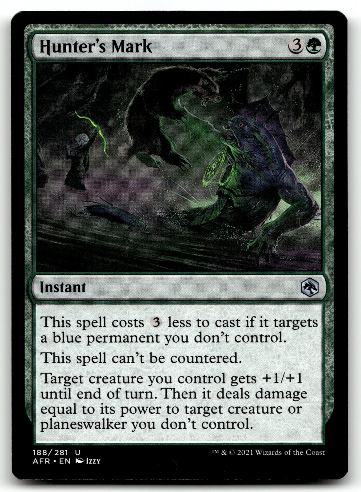 Hunter's Mark 188 Adventures in the Forgotten Realms Magic: The Gathering NM