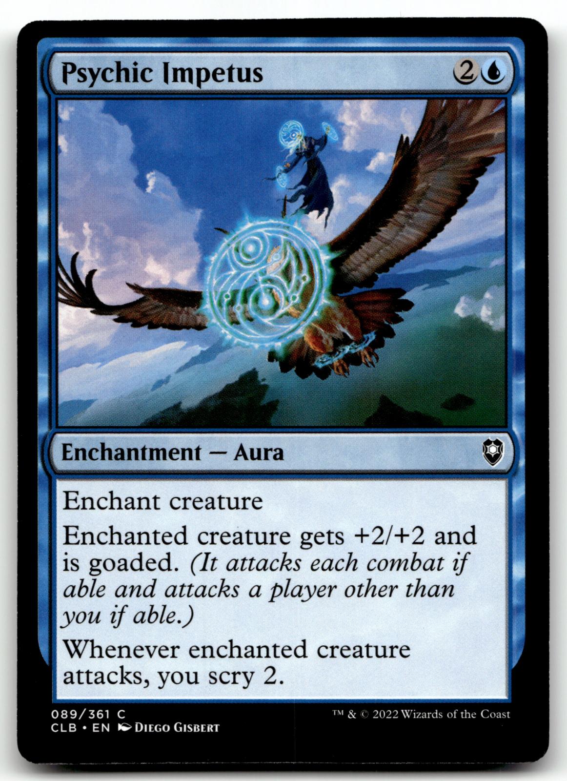 Psychic Impetus 89 Commander Legends: Battle for Baldur's Gate Magic: The Gathering NM